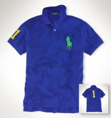 Ralph Lauren Men Polo shirt-short sleeve blue No.608